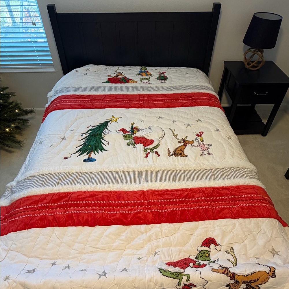 Pottery Barn Kids Grinch Twin Quilt